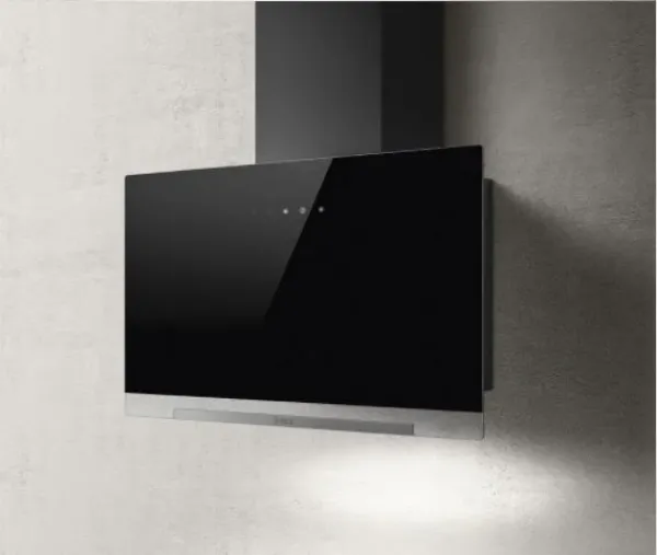 Elica APLOMB 60cm Wall Mounted Hood In Black_main