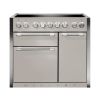 Mercury MCY1000EIOY 97300 1000 Induction Range Cooker in  Oyster with Chrome Trim_main