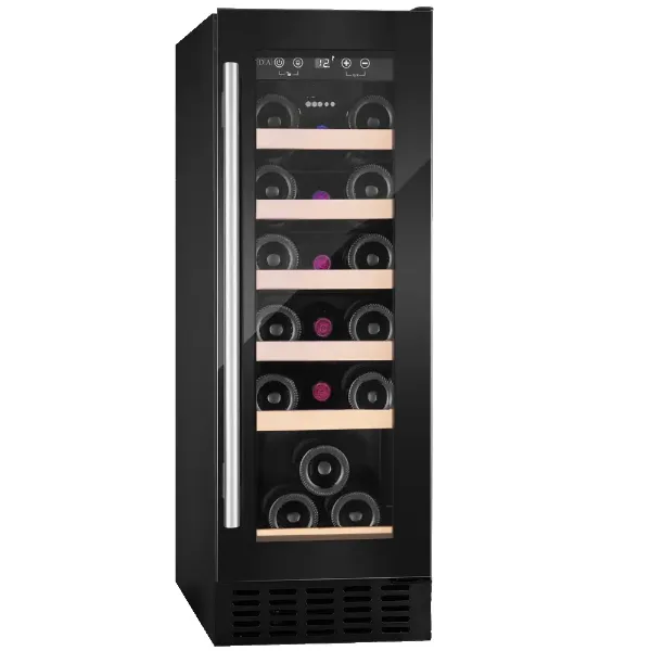CDA CFWC304BL 30cm Freestanding Undercounter Wine Cooler_angled