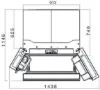 AEG RMB954E9VX 9000 MultiSwitch Freestanding Plumbed Fridge Freezer_dimensions