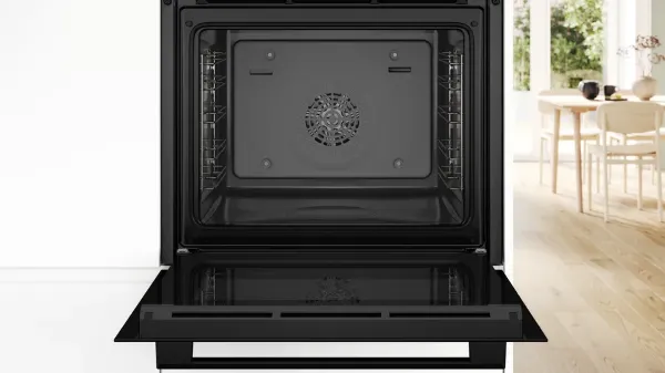 Bosch HQA534BB3B 60cm Built-in Oven in Black with Steam Function_interior