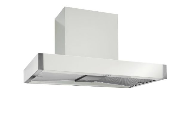 Mercury MHDSC1200SD 94150 1200 Slab Chimney Hood in  Snowdrop