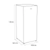 Sensis RFTLF01Z54EW 54.8cm Low Frost Tall Freezer - White_measurements