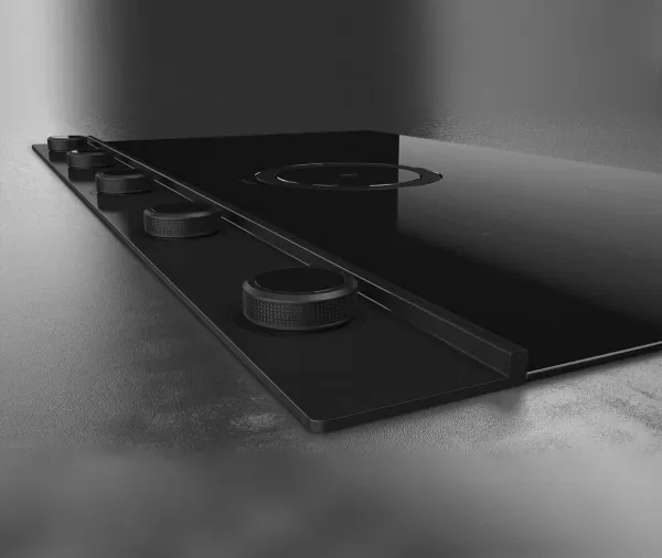 Elica NT-UNPLUG-BK-RC NikolaTesla UNPLUGGED 90cm Induction Hob in Black - Recirculating_controls