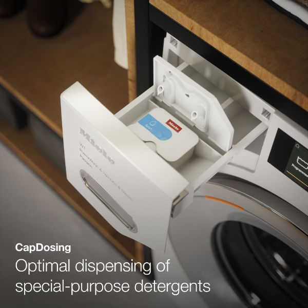 Miele WEK365 WCS 10kg 1400 Spin Freestanding Washing Machine with QuickPowerWash_capdosing