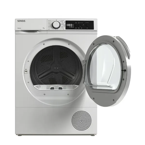 Sensis TDHF019A2W  9kg Heat Pump Tumble Dryer - White_open door