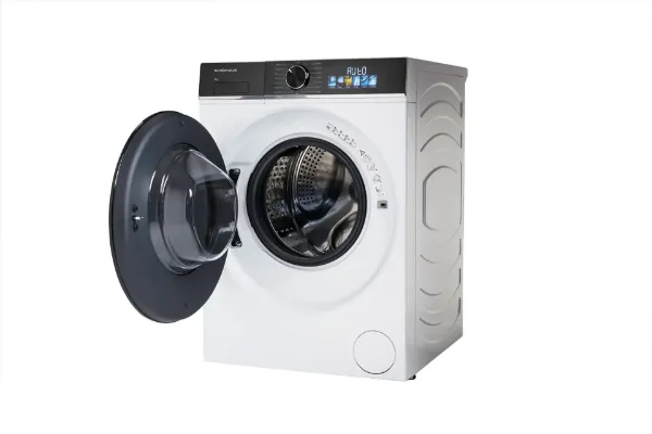 Schonhaus WMSF011014AW 10kg 1400 Spin Washing Machine - White_open door