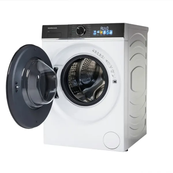 Schonhaus WMSF01814AW 8kg 1400 Spin Washing Machine - White_open door
