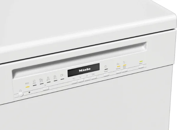 Miele G7130 SC Freestanding Full Size Dishwasher with AutoDos in White_control panel