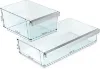 Miele KU 7015 D Built Under Fridge with LED Lighting and Split Door Shelves_drawers