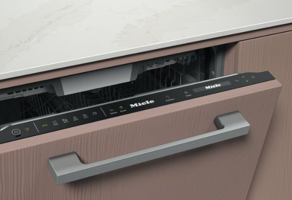 Miele G7650 SCVi Full Size Integrated Dishwasher with AutoDos and PowerDisk_door open