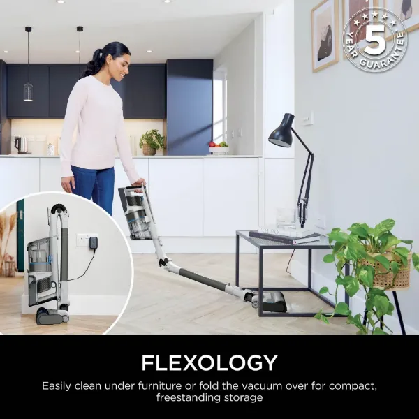 Shark IZ380UKT PowerPro Pet Cordless Stick Vacuum Cleaner - 60 Minutes Run Time - Java Metallic_flexology