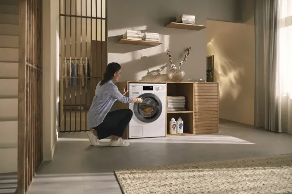 Miele WEB365 WCS 8kg 1400 Spin Washing Machine - Lotus White_loading
