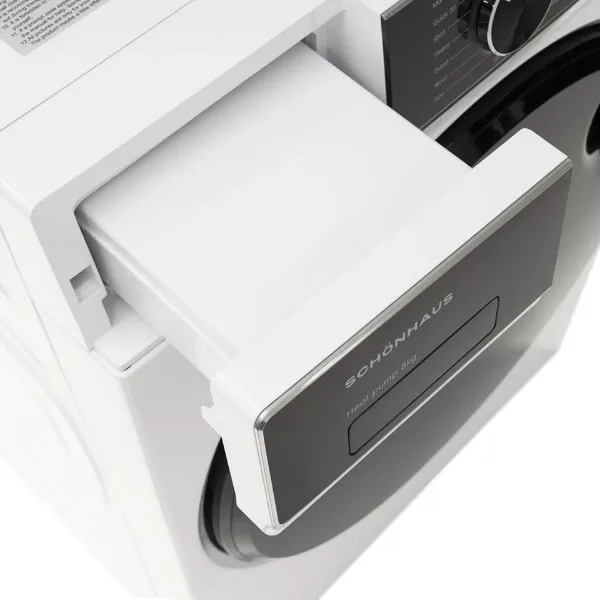 Schonhaus TDSHF018A3W 8kg Heat Pump Tumble Dryer - White_condenser