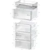 Bosch KGN392LAGG 60cm 60/40 Total No Frost Fridge Freezer - Stainless Steel Look_shelves