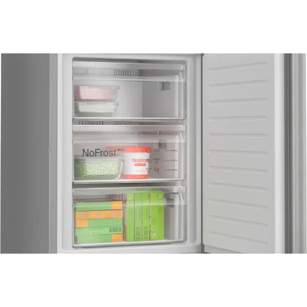 Bosch KGN392LAGG 60cm 60/40 Total No Frost Fridge Freezer - Stainless Steel Look_freezer
