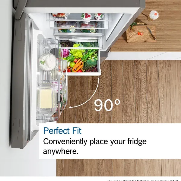 Bosch KGN392LAGG 60cm 60/40 Total No Frost Fridge Freezer - Stainless Steel Look_perfect fit