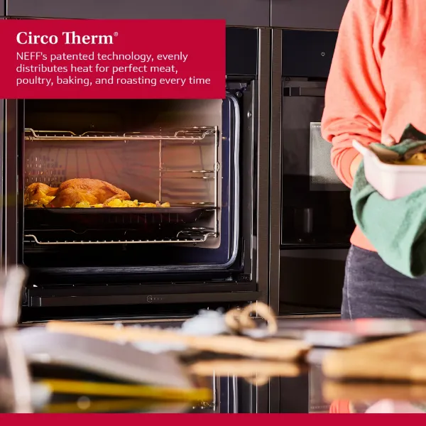 Neff B2DCG7AK3B 59.4cm Built In Electric Single Oven - Black_circo therm2