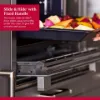 Neff B3ACE4AG3B 59.4cm Built In Electric Single Oven - Graphite Grey_slide&hide