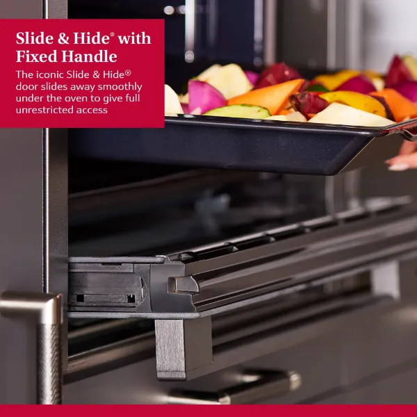 Neff B3ACE4AN3B 59.4cm Built In Electric Single Oven - Stainless Steel_slide and hide