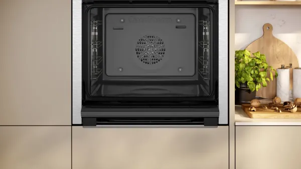 Neff B3ACE4AN3B 59.4cm Built In Electric Single Oven - Stainless Steel_interior