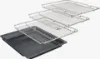 Neff U1ACE2AG3B 59.4cm Built In Electric Double Oven - Graphite Grey_shelves