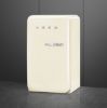 Smeg FAB10LCR6 55cm 50s Style Fridge Freezer Minibar Left Hand Hinge In Cream_side