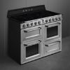 Smeg TR4110IX2 110cm Victoria Stainless Steel Four Cavity Traditional Cooker main 2