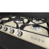 Smeg SR975PGH 69cm Victoria Gas Hob Cream knobs