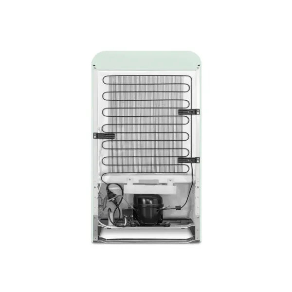 Smeg FAB10RPG6 55cm 50s Style Fridge Freezer Minibar Right Hand Hinge In Pastel Green_back