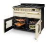 Rangemaster 18149 Estel Deluxe 110 Dual Fuel Range Cooker in Pale Pink with Antique Brass Trim - ESDLB110DFPPPK/AB1_ovens