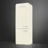 Smeg FAB38LCR6 70cm 50s Style Fridge Freezer Left Hand Hinge In Cream_side
