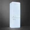Smeg FAB38RPB6 70cm 50s Style Fridge Freezer Right Hand Hinge In Pastel Blue_side