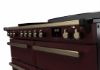 Rangemaster 18168 Deluxe 110 Induction Range Cooker in Bordeaux with Antique Brass Trim - ESDLB110EIPBOR/AB1_controls