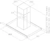 Elica ADELE-IS-AT-BSS 90cm Island Hood in Black and Stainless Steel_installation