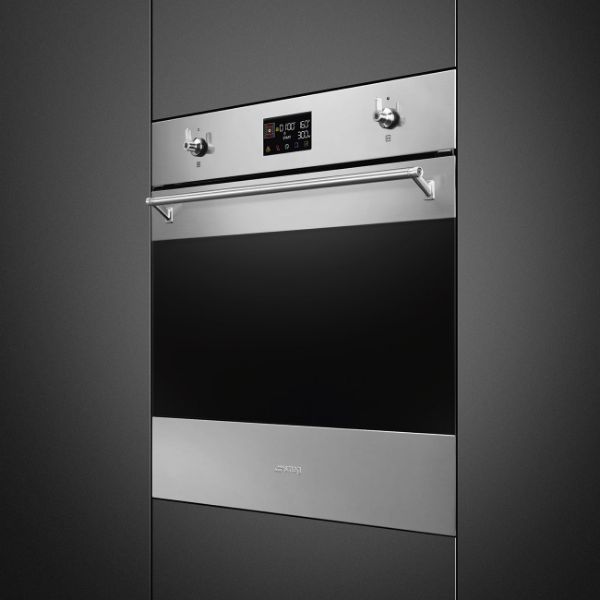 Smeg SO6302M2X 60cm Classic SpeedwaveXL Combi Microwave Stainless Steel main 2