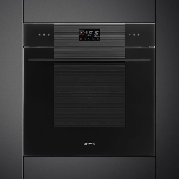 Smeg SO6102M2B3 60cm Linea SpeedwaveXL Combi Microwave Midnight Black main 2