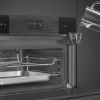 Smeg SO4102S3B3 45cm Linea Steam100 Oven Midnight Black interior