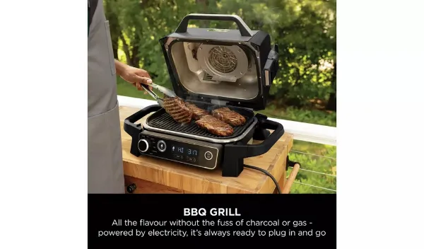 Ninja OG701UKPELKIT Woodfire Electric BBQ Grill & Smoker with Woodfire BBQ Pellets_grill