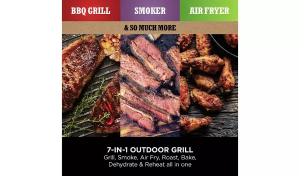 Ninja OG701UKPELKIT Woodfire Electric BBQ Grill & Smoker with Woodfire BBQ Pellets_uses