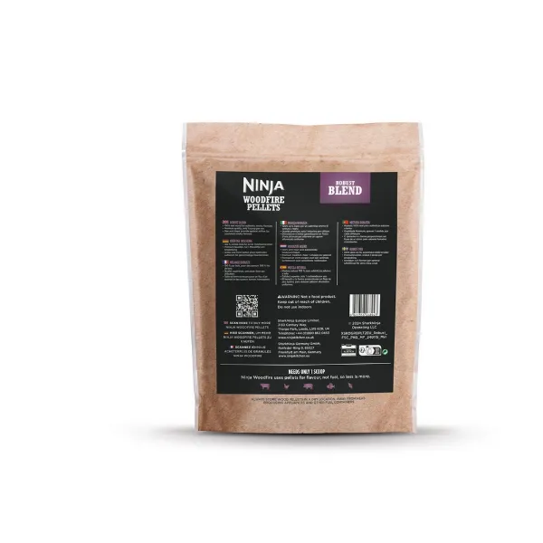 Ninja OO101UKCOVKIT Ninja Woodfire Outdoor Oven with Grill Cover & Woodfire Pellets - Terracotta/Steel_pellets