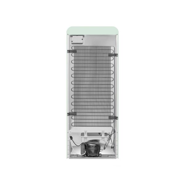 Smeg FAB28LPG5 60cm 50s Style Fridge with Icebox Left Hand Hinge In Pastel Green_back