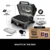 Ninja OG901UKCOVKIT Electric BBQ Grill & Smoker with Cover and Woodfire Pellets  - Black/Blue_box contents