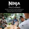 Ninja OG901UKCOVKIT Electric BBQ Grill & Smoker with Cover and Woodfire Pellets  - Black/Blue_pro connect