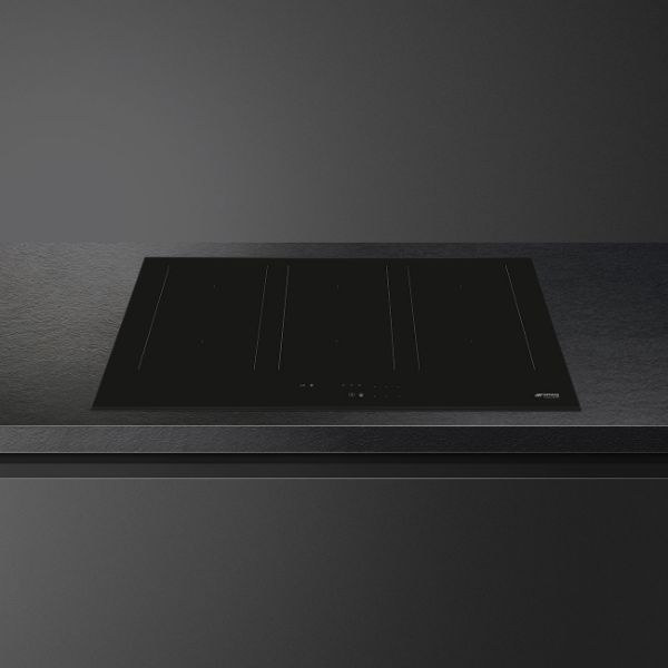 Smeg SIM3864D 80cm Eclipse Induction Auto-Vent 2.0 Hob Black above