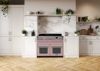 Rangemaster 18166 Estel Deluxe 110 Induction Range Cooker in Slate with Antique Brass Trim - ESDLB110EIPSLT/AB1_room view