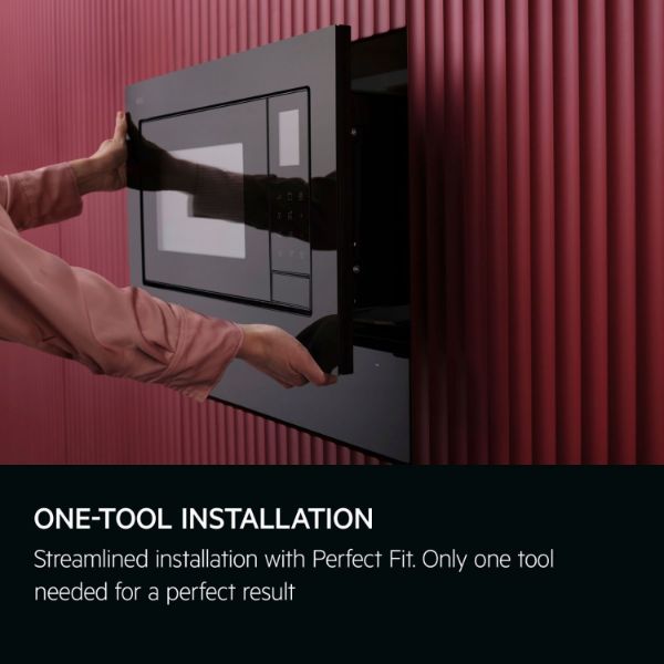 AEG OB6GM261UB 6000 Integrated Microwave with Grill_one tool installation