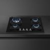 Smeg PV364N 65cm Classic Gas on Glass on Steel Hob Black on