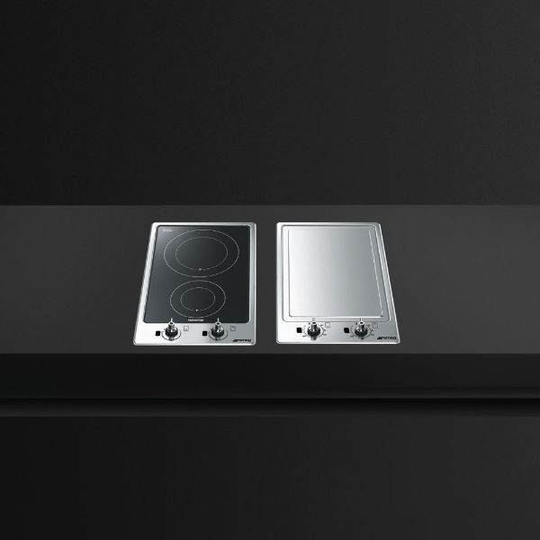 Smeg PGF32I-1 31cm Domino Classic Induction Hob counter
