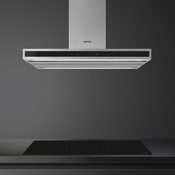 Smeg KLTI9L4X 90cm Alta Island Auto-Vent 2.0 Hood Stainless Steel 2